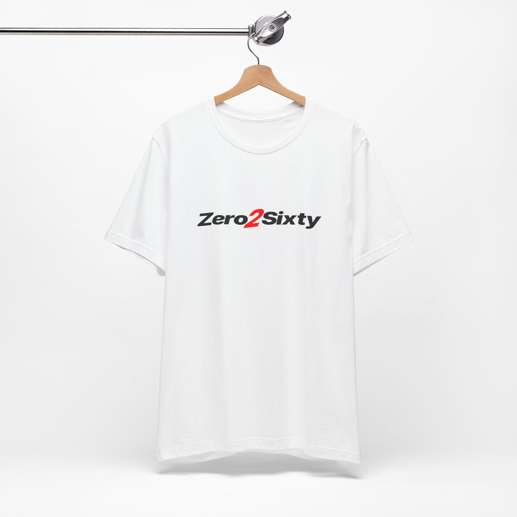 Zero2Sixty Graphic Tee — Motorsport Inspired Speed Logo T-Shirt