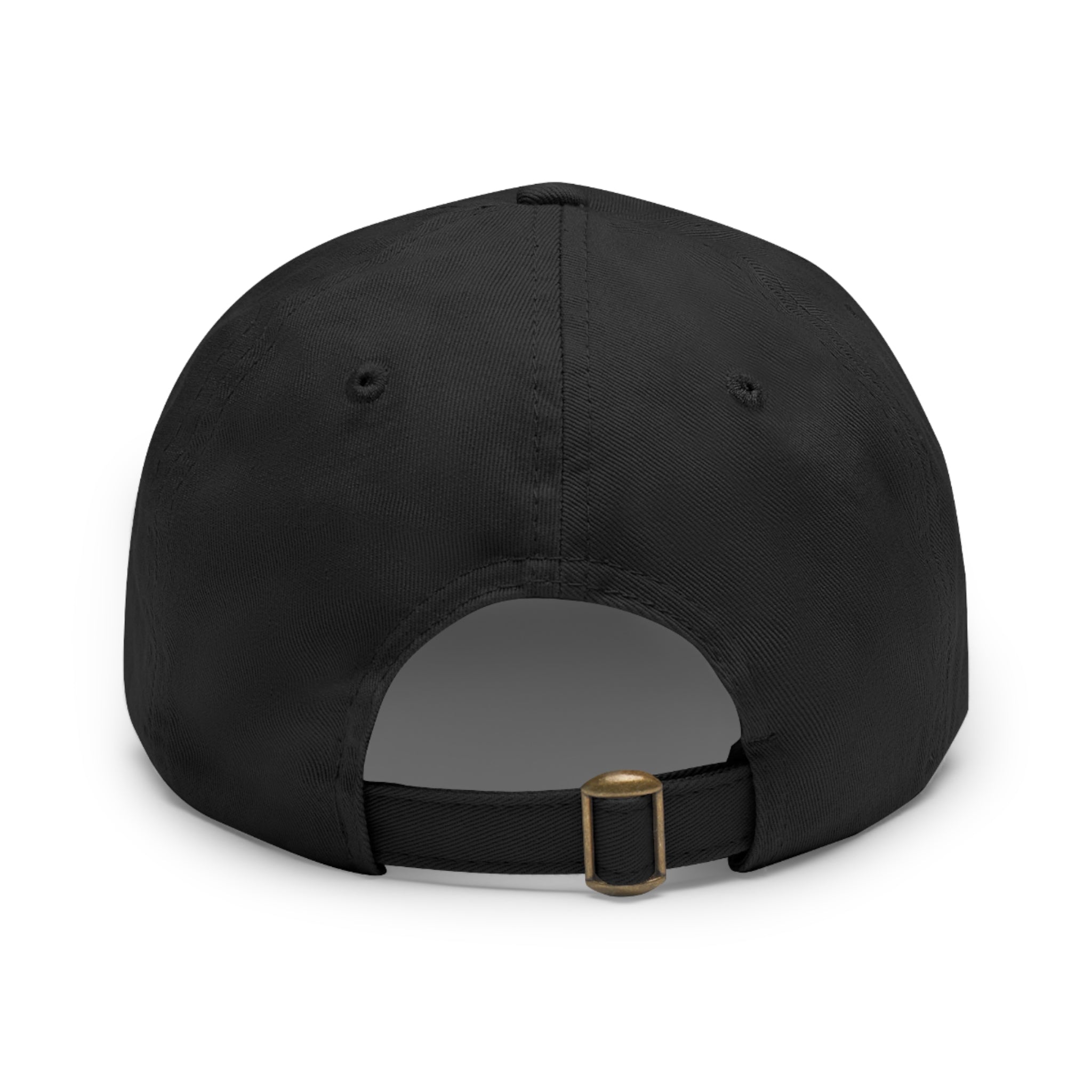 Zero2Sixty Leather Patch Dad Hat Black— Classic Motorsport Logo Cap