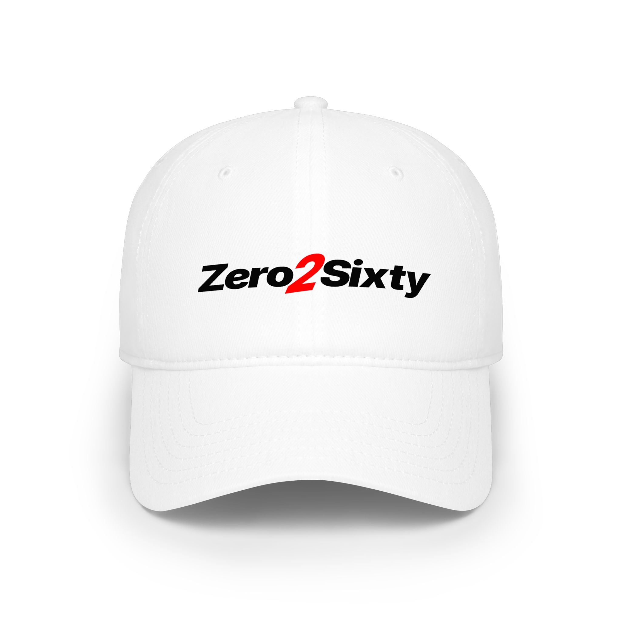 Zero2Sixty Low Profile Baseball Cap — Speed-Inspired Logo Hat