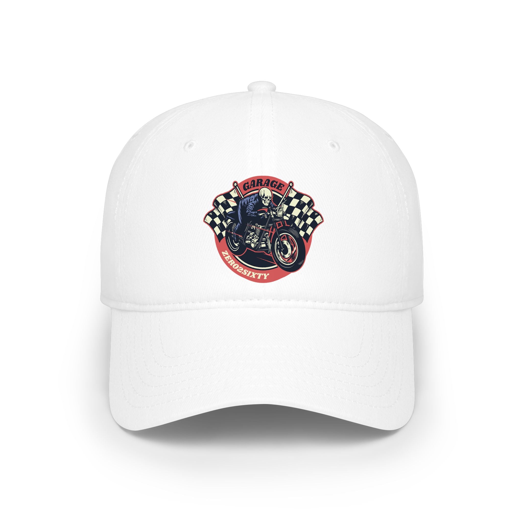 Zero2Sixty Garage Low Profile Baseball Cap — Speed-Inspired Logo Hat