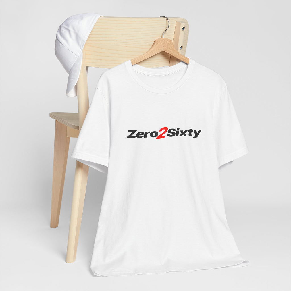Zero2Sixty Graphic Tee — Motorsport Inspired Speed Logo T-Shirt