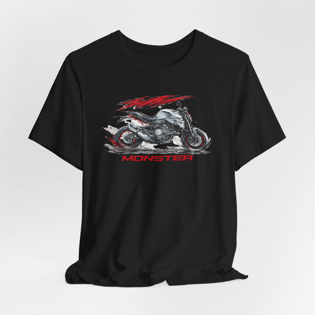 Zero2Sixty Monster in motion Tee (Black) — Motorsport Inspired Speed Logo T-Shirt