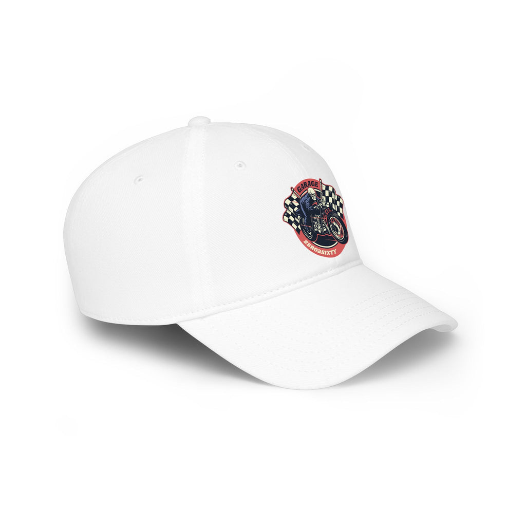Zero2Sixty Garage Low Profile Baseball Cap — Speed-Inspired Logo Hat