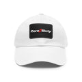 Zero2Sixty Leather Patch Dad Hat — Classic Motorsport Logo Cap