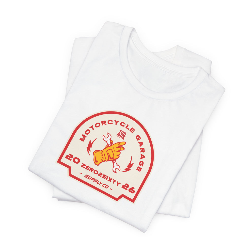 Zero2Sixty Garage Sign Tee — Motorsport Inspired Speed Logo T-Shirt