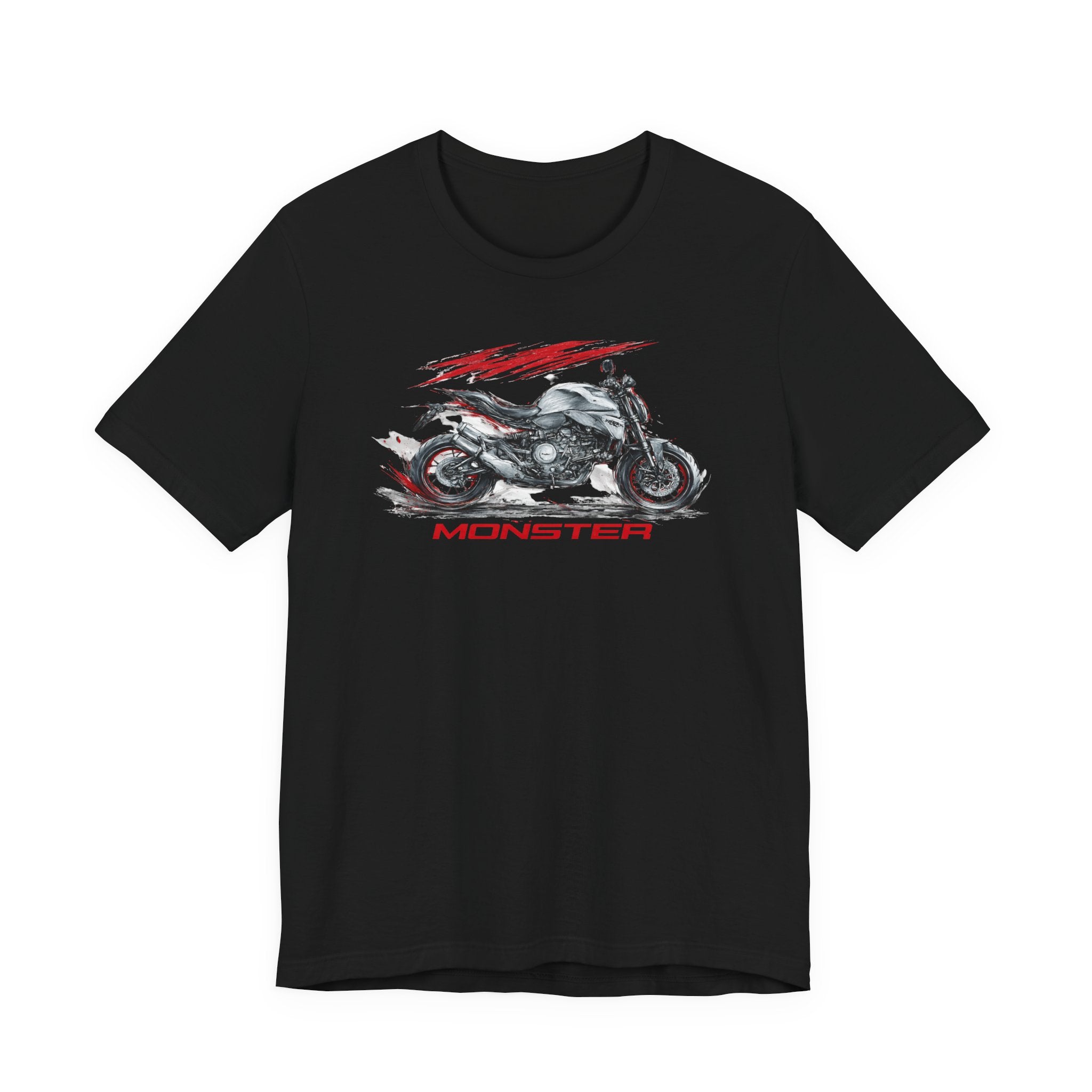 Zero2Sixty Monster in motion Tee (Black) — Motorsport Inspired Speed Logo T-Shirt
