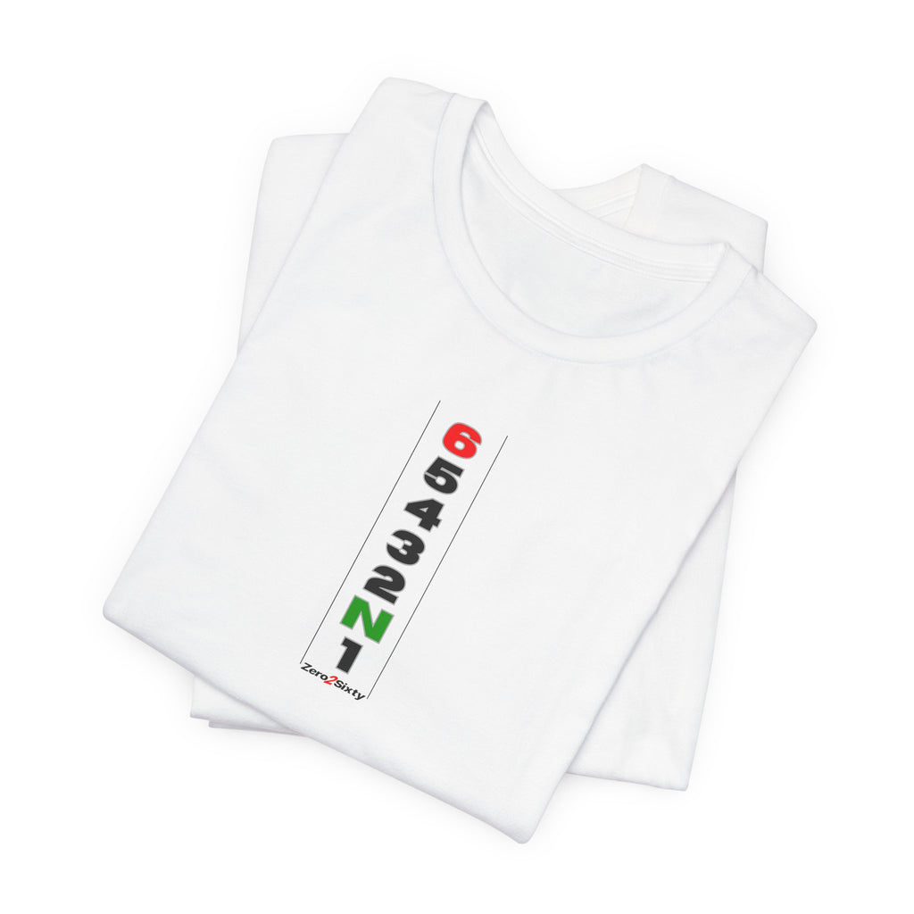 Zero2Sixty Moto Gears Tee — Motorsport Inspired Speed Logo T-Shirt