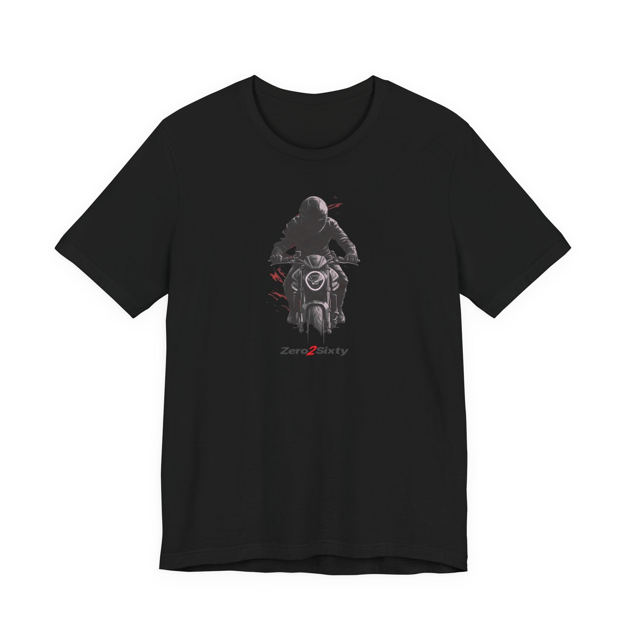 Zero2Sixty Monster Gray — Motorsport Inspired Speed Logo T-Shirt
