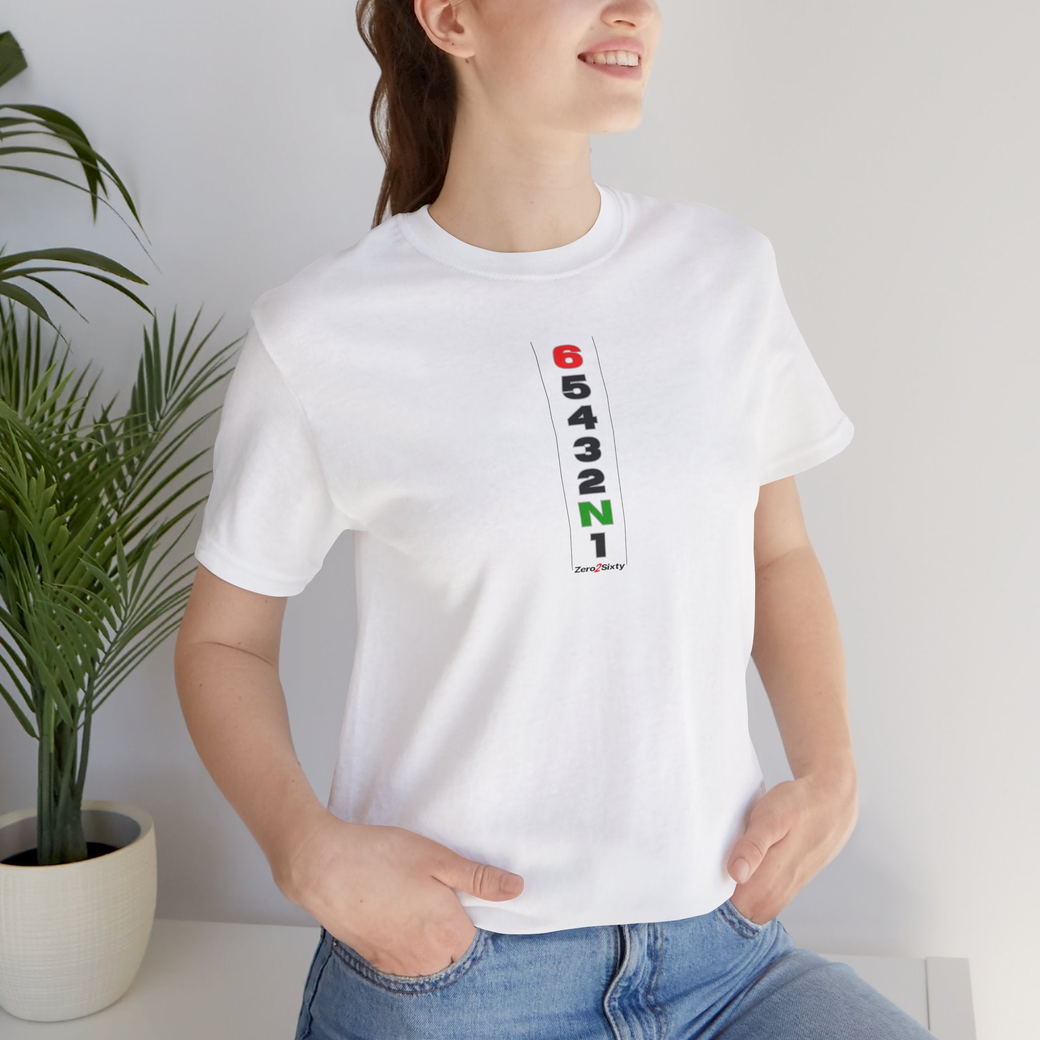 Zero2Sixty Moto Gears Tee — Motorsport Inspired Speed Logo T-Shirt