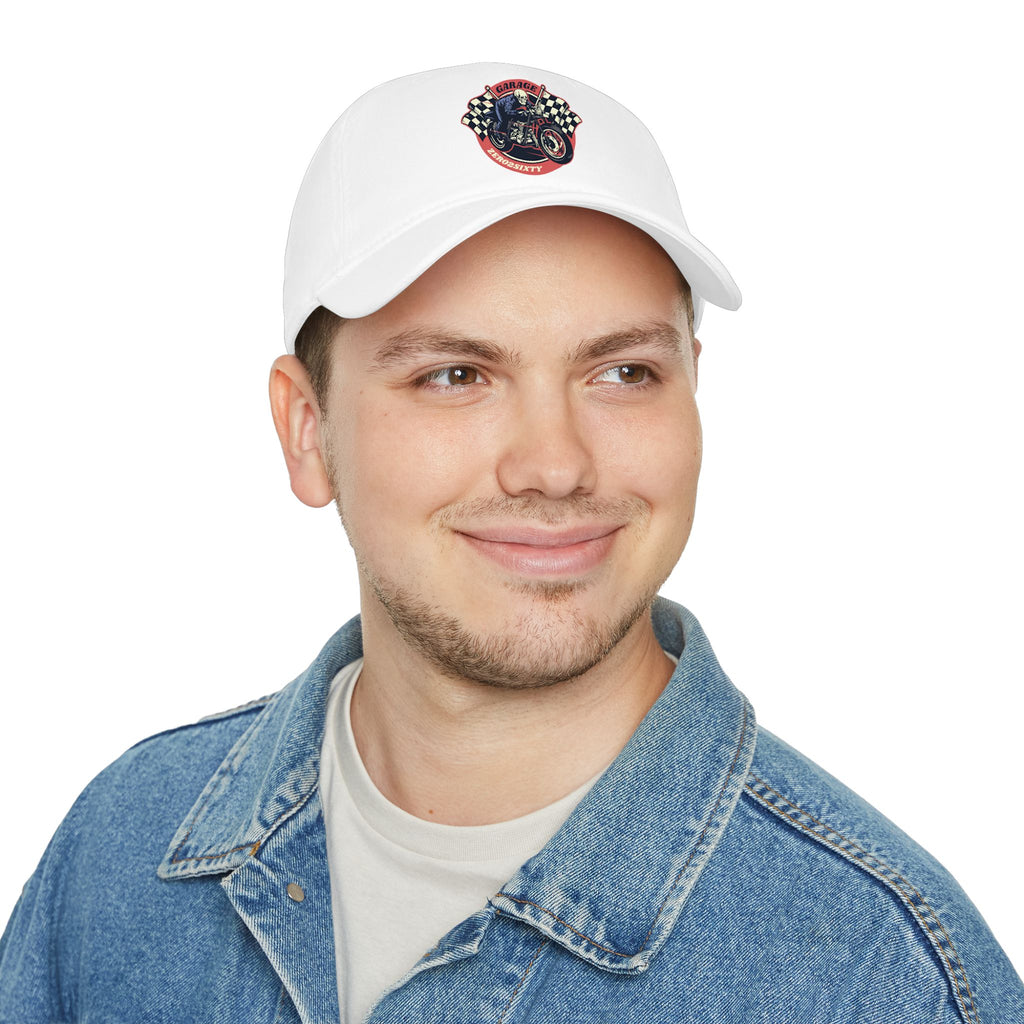 Zero2Sixty Garage Low Profile Baseball Cap — Speed-Inspired Logo Hat