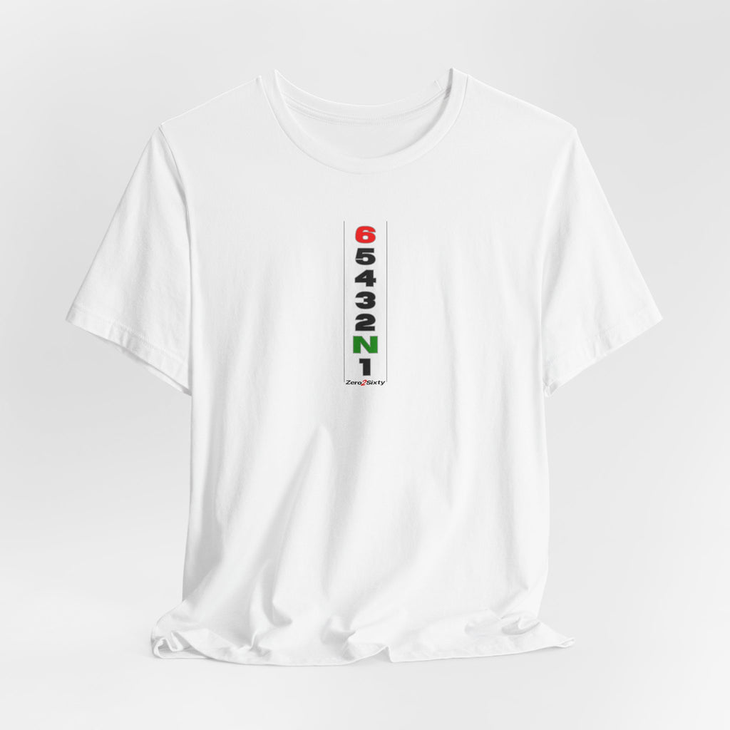 Zero2Sixty Moto Gears Tee — Motorsport Inspired Speed Logo T-Shirt