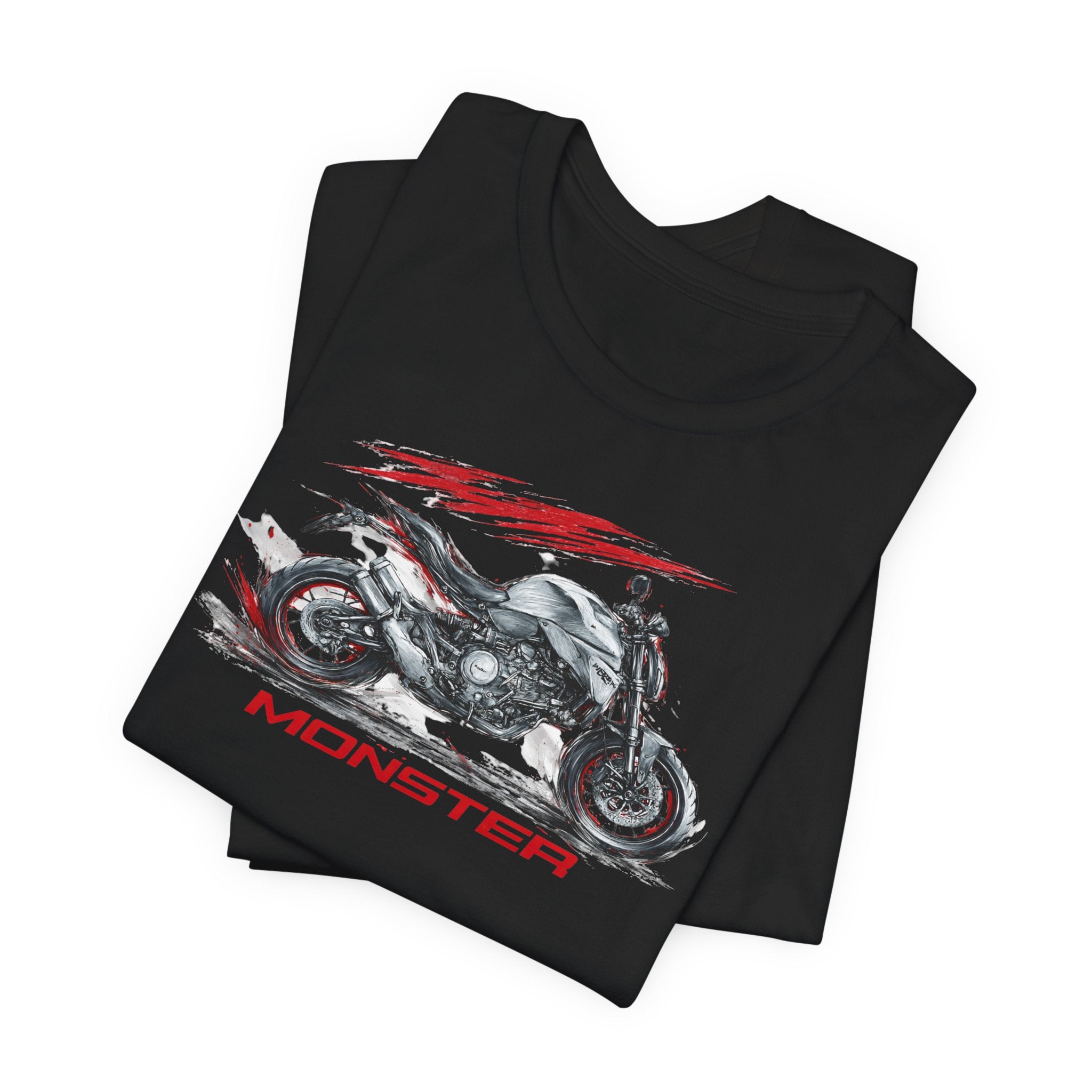 Zero2Sixty Monster in motion Tee (Black) — Motorsport Inspired Speed Logo T-Shirt