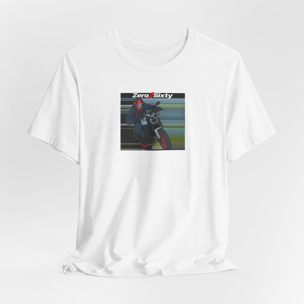 Zero2Sixty Retro Monster Graphic Tee — Motorsport Inspired Speed Logo T-Shirt