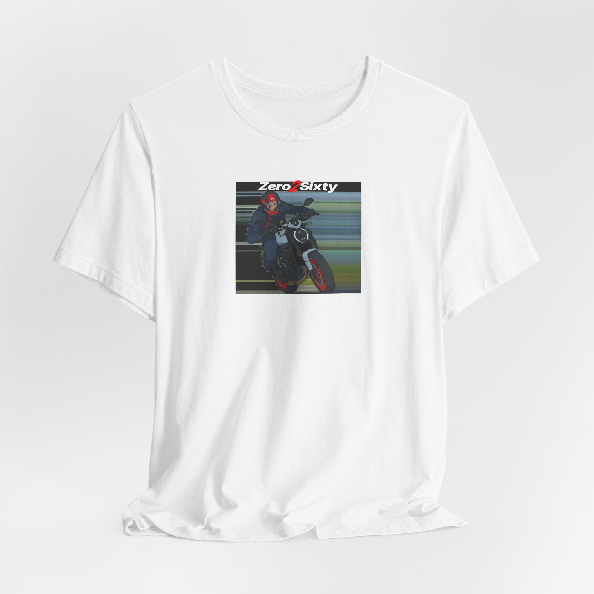 Zero2Sixty Retro Monster Graphic Tee — Motorsport Inspired Speed Logo T-Shirt