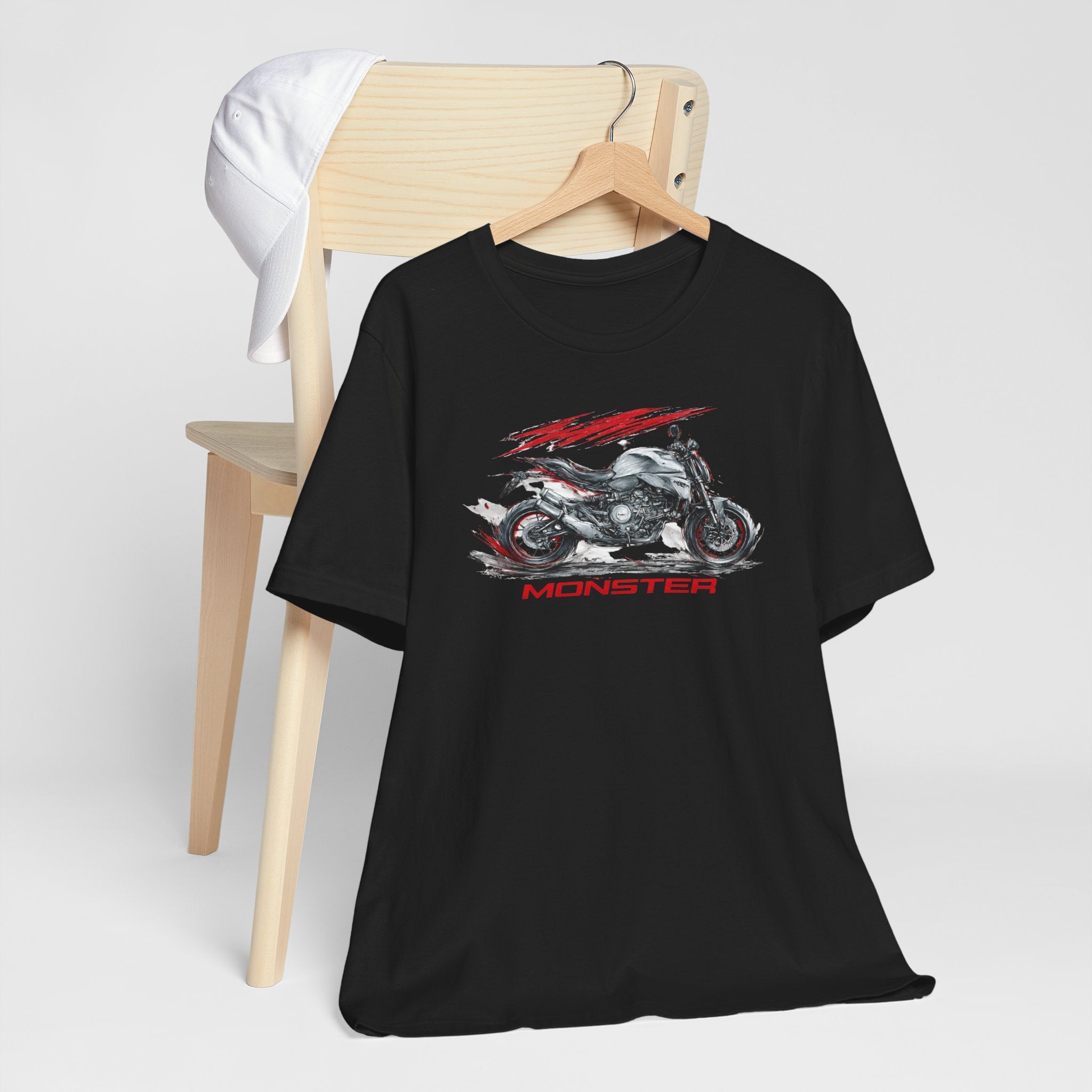 Zero2Sixty Monster in motion Tee (Black) — Motorsport Inspired Speed Logo T-Shirt