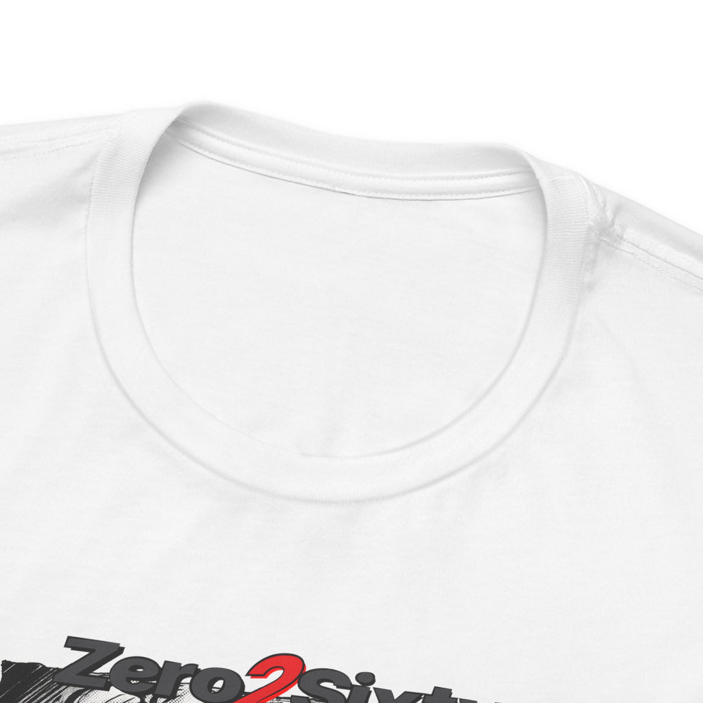 Zero2Sixty Monster Comics 2 Graphic Tee — Motorsport Inspired Speed Logo T-Shirt