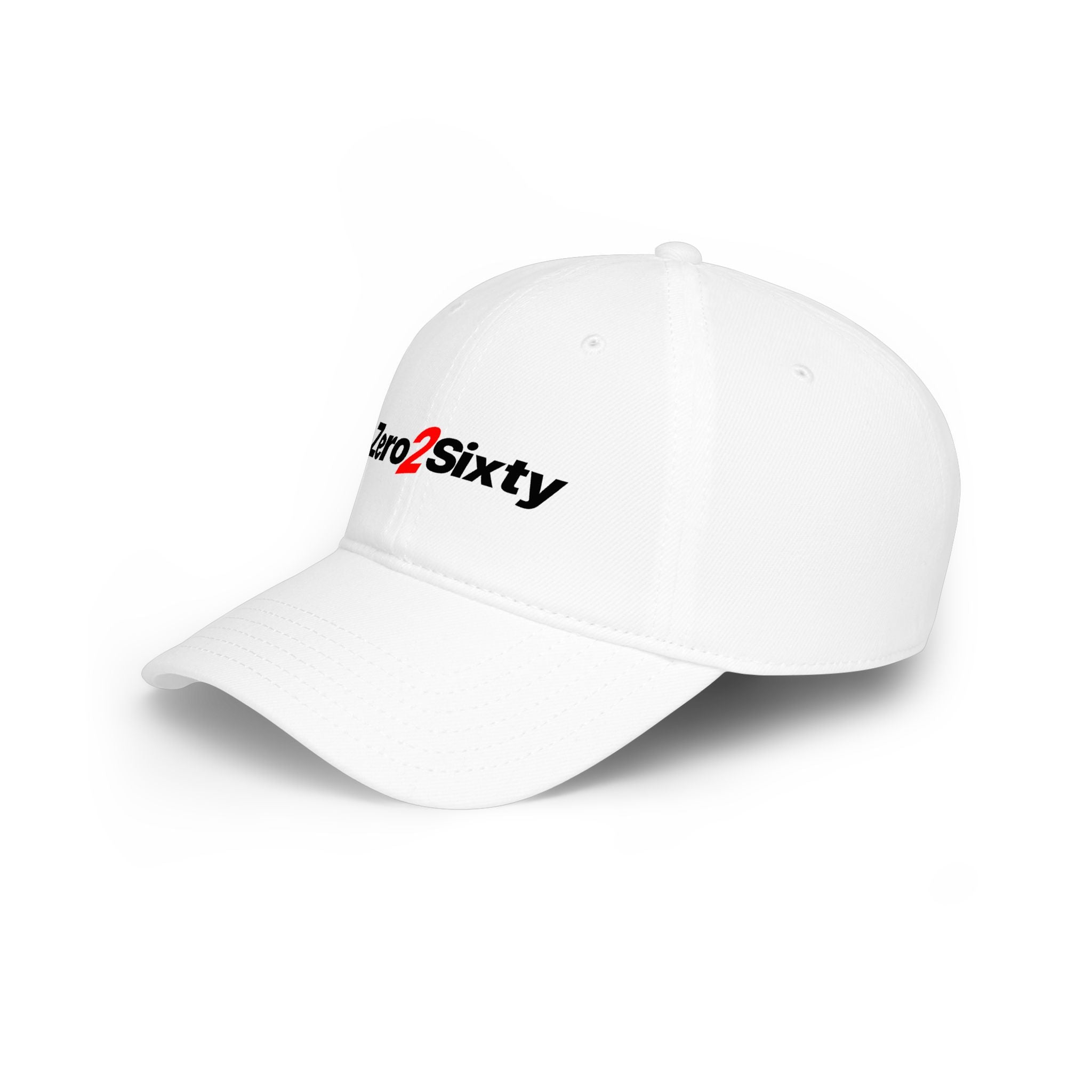 Zero2Sixty Low Profile Baseball Cap — Speed-Inspired Logo Hat
